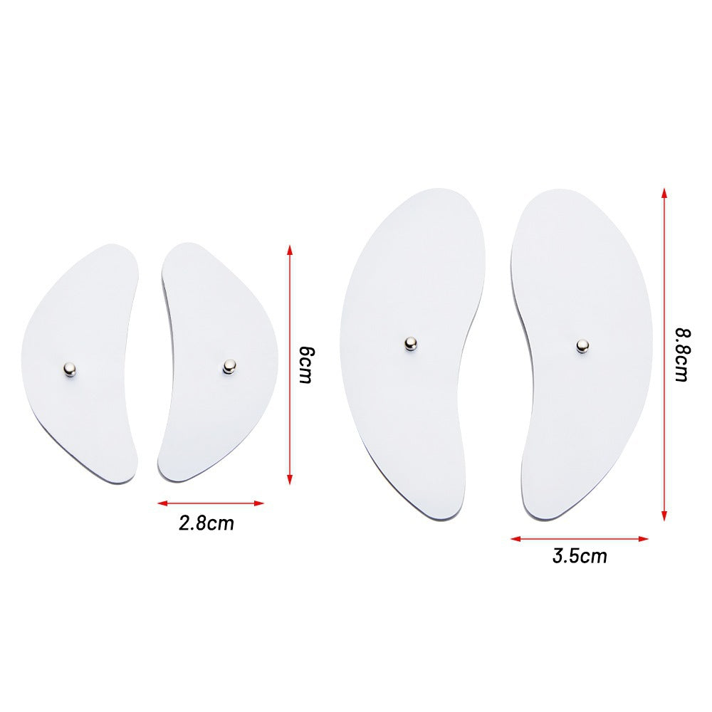 V-Shape Face Wrinkle Reduction EMS Facial Massager with Low-Frequency Pulse, Crescent-Shaped Beauty Device with Remote Control